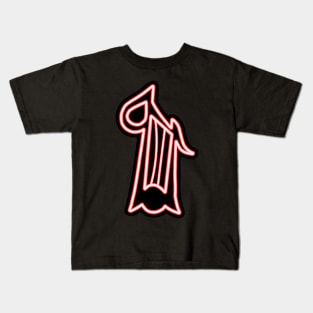 Neon Bard Symbol Kids T-Shirt